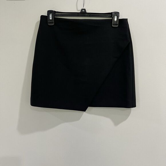 Mango Dresses & Skirts - Mango MNG Knitted Wrap Miniskirt Size Small Black